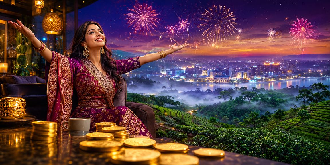 বগুড়ার চা বাগানে বিনোদনমূলক গেমিং পরিবেশ